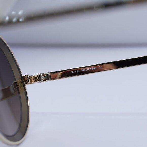 Final Price! Swarovski SK0199 32F Gold/Brown Sunglasses main image 7